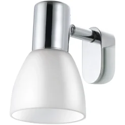 Applique bagni cromo aggancio per specchio eglo sticker