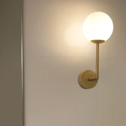 Applique bagni metallo oro ip44 impermeabile