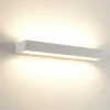 Applique bianca da parete led 40w 3000k moderna biemissione