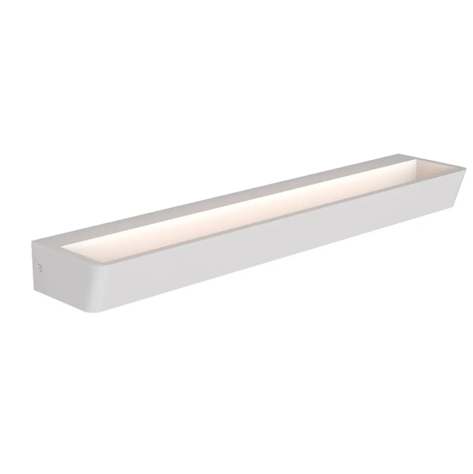 Applique bianca da parete led 40w 4000k design moderna