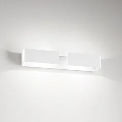 Applique bianca design moderna isyluce graffa led 40w 4000k
