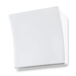 Applique bianca di gesso ceramica verniciabile moderna