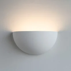 Applique bianca gesso ceramica verniciabile