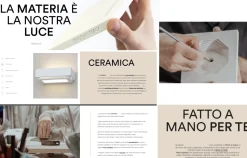 Applique bianca in gesso ceramica verniciabile lampada per interni