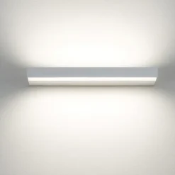 Applique bianca isyluce plate duplex moderna led 40w 3000k 4000k