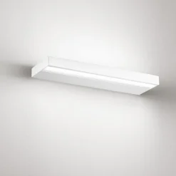 Applique bianca isyluce plate duplex moderna led 40w 3000k 4000k