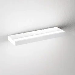 Applique bianca isyluce plate duplex moderna led 40w 3000k 4000k