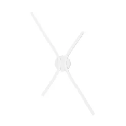 Applique bianca parete led cct design moderno minimalista