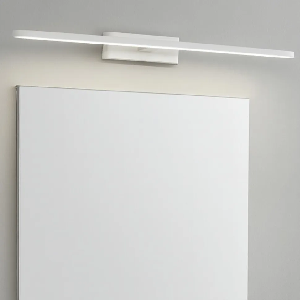 Applique bianca per specchio bagno 62cm led 20w 3000k