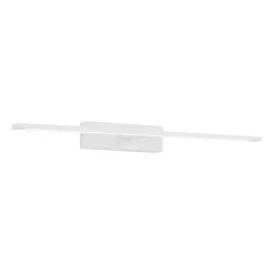 Applique bianca per specchio bagno 62cm led 20w 3000k