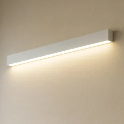 Applique bianco 92cm rettangolare led 16w 3000k