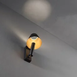 Applique bianco da comodino per camera da letto reverse perenz