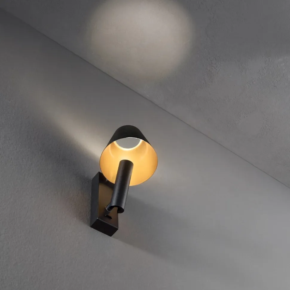 Applique bianco da comodino per camera da letto reverse perenz