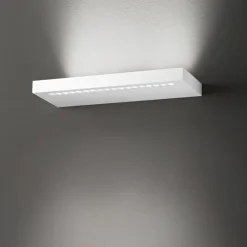 Applique bianco da parete led 22w 3000k biemissione moderna bed perenz