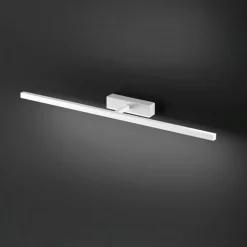 Applique bianco da specchio 77cm led 16w cct orientabile riga perenz