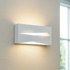 Applique bianco design moderna led 14w 3000k per interni