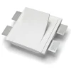 Applique bianco di gesso led cristaly da incasso 9w 3000k