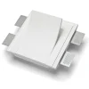 Applique bianco gesso led 9w 4000k lampada da incasso
