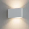 Applique bianco led 19w 3000k bi emissione box w2 linea light