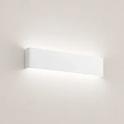 Applique bianco led 12w 3000k moderna way perenz illuminazione