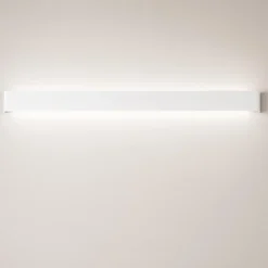 Applique bianco lungo 110cm moderna led 36w 3000k way perenz