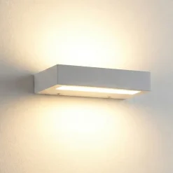 Applique bianco mensola 24cm led 20w cct 2700k-3200k-4000k dimmerabile