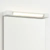 Applique bianco orientabile per specchio da bagno led 12w 3000k