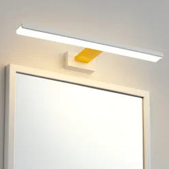 Applique bianco oro per specchio bagno 14w 4000k fp