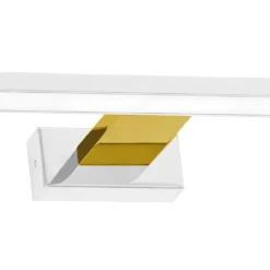 Applique bianco oro per specchio bagno 14w 4000k fp