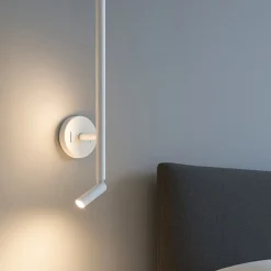Applique bianco per comodino led 6w 3000k orientabile