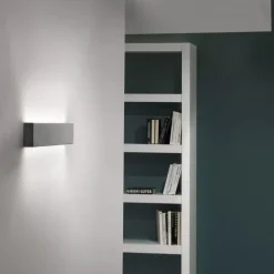 Applique bi emissione led 19w 3000k box w2 nero linea light