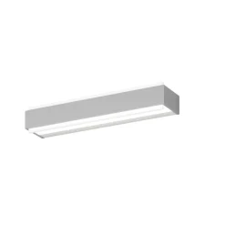 Applique bios grigia da parete led 18w rettangolare top light