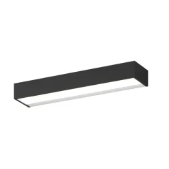 Applique bios nera moderna 18w 3000k 4000k rettangolare top light