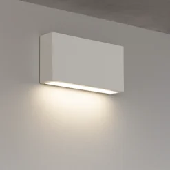 Applique box w1 mono emissione bianco led 6w 2700k moderna