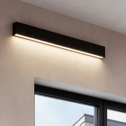 Applique box w1 nero led 41w 2700k mono emissione linea light