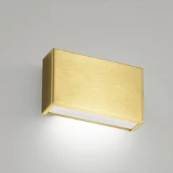 Applique box w1 oro mono emissione led 6w 3000k linea light