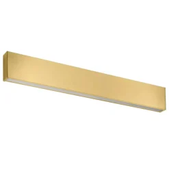 Applique box w2 ottone led 28w 2700k biemissione linea light