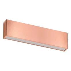 Applique box w1 rame mono emissione led 14w 2700k linea light