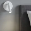 Applique camera da letto led 3000k orientabile bianco