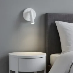Applique camera da letto led 3000k orientabile bianco