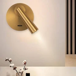 Applique camera da letto led 3000k moderno per comodino