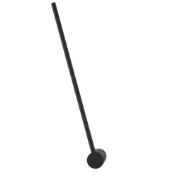 Applique camera da letto nera nera led 17w 3000k