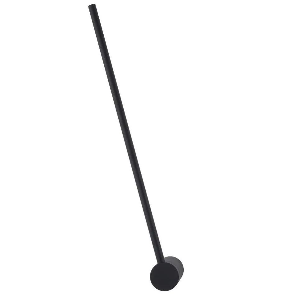 Applique camera da letto nera nera led 17w 3000k