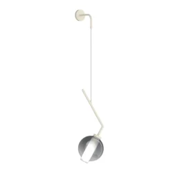 Applique camera da letto pendente sabbia vetro fume top light v line