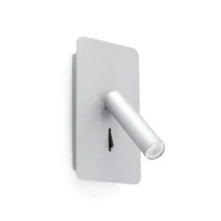 Applique camera da letto 3w 3000k orientabile grigio