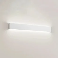 Applique 83cm led 30w 3000k bianca moderna wey perenz
