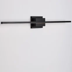 Applique 90 cm per specchio da bagno nero