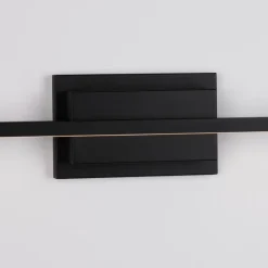 Applique 90 cm per specchio da bagno nero