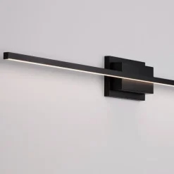 Applique 90 cm per specchio da bagno nero