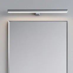 Applique con clip per specchio bagno 63cm cromo 18w 3000k